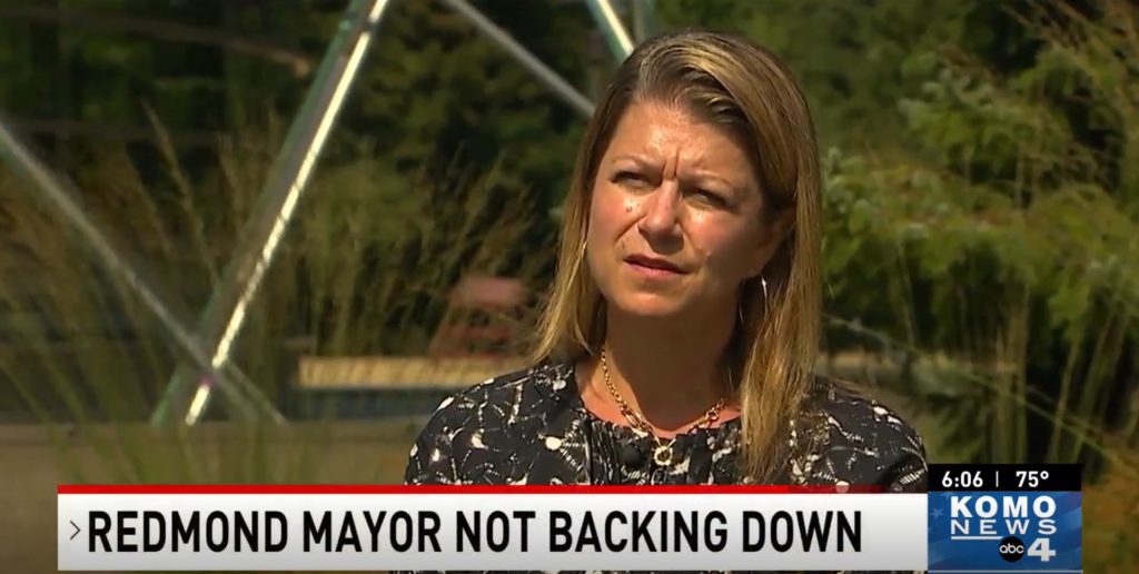 Redmond Mayor Speaks Out