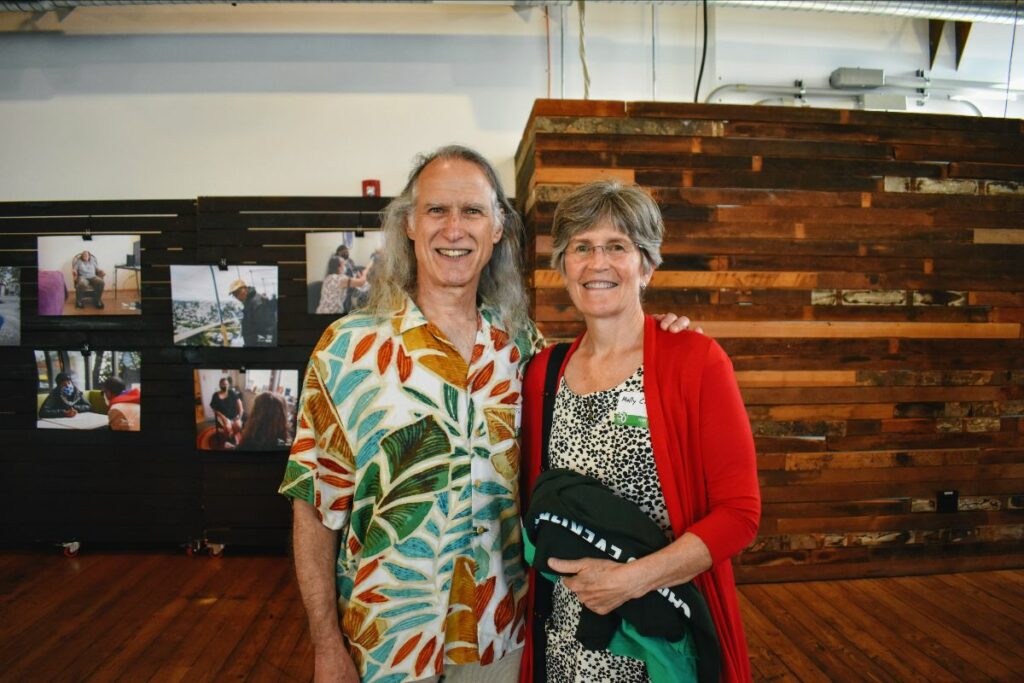 Dr. Grekin and former executive director Molly Carney, pictured at ETS's 50th Anniversary event.