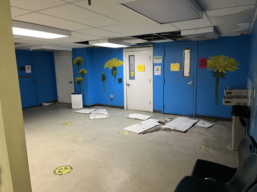 Burst pipe closes Seattle clinic